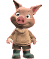 As Aventuras De Piggley Winks para colorir
